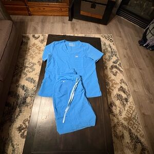 Figs Women's Ceil Blue Set